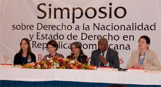Fotografía histórica del eje Derecho a nacionalidad en el archivo público de OBMICA.