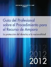 Cover of Guía del Profesional sobre el Procedimiento para el Recurso de Amparo.