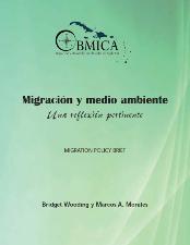 Portada de Migración y medio ambiente. Una reflexión pertinente.