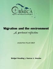 Cover of Migration and the Environment: A Pertinent Reflection.