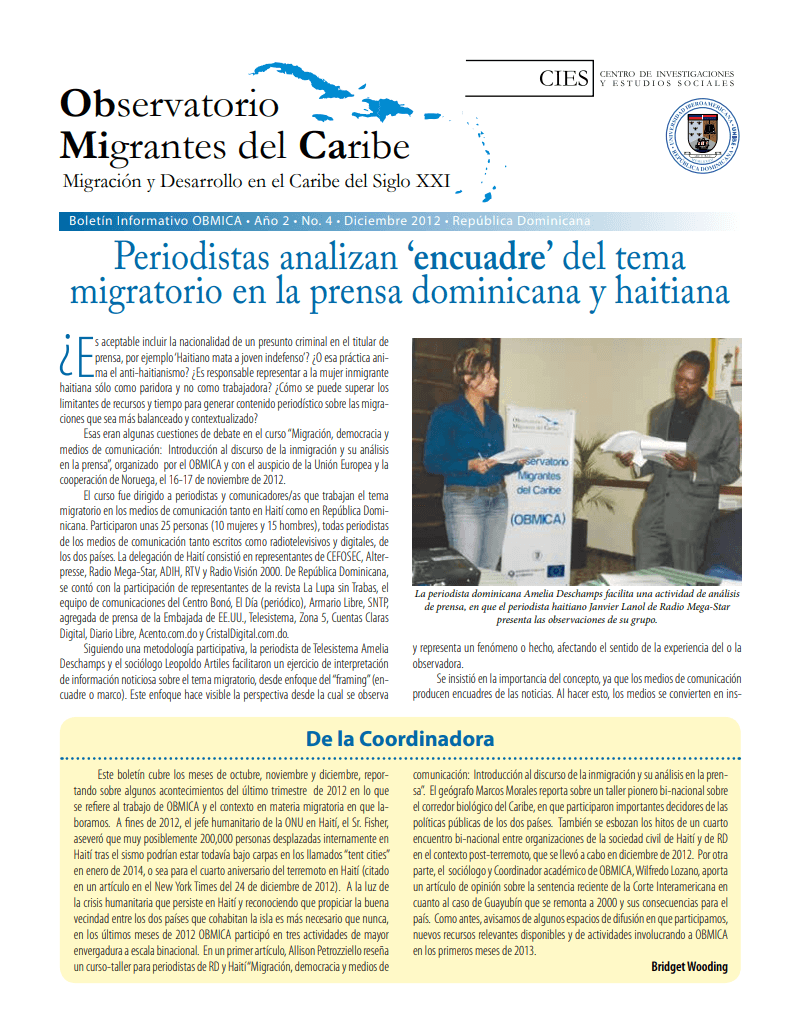 Cover of Bulletin, December 2012
