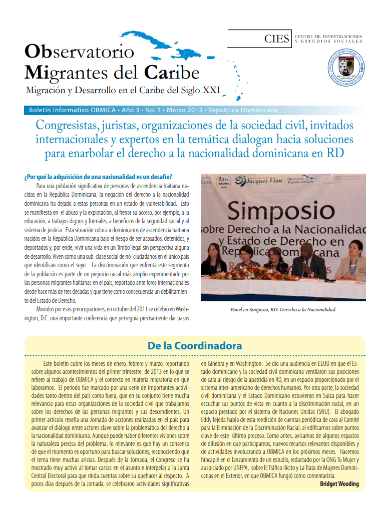 Cover of Bulletin, March 2013