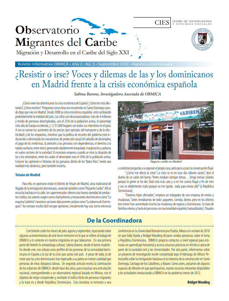 Couverture de Bulletin, Septembre 2012