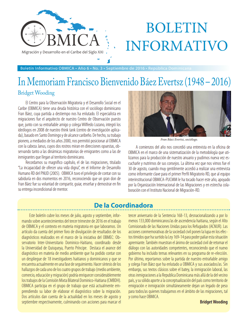 Couverture de Bulletin, septembre 2016