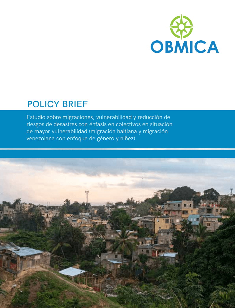 Cover of Policy Brief: Study on Migration, Vulnerability, and Disaster Risk Reduction